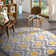 Caritta Geometric Gray/Yellow/Cream Area Rug