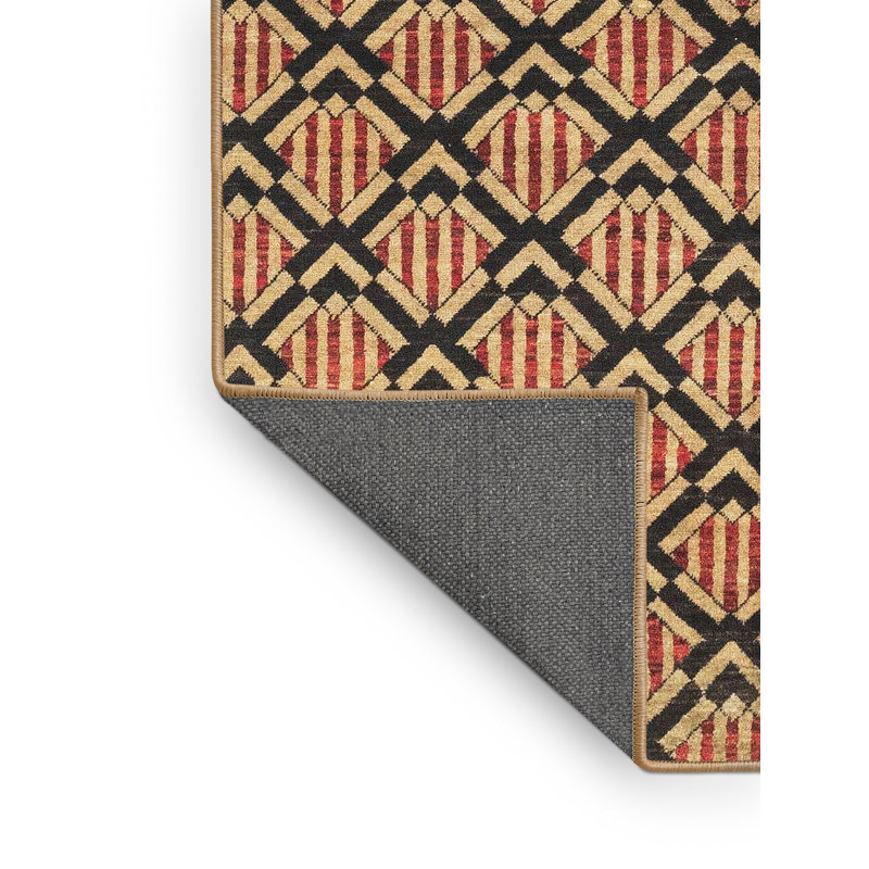 Abstract Indoor Rug, Rectangle 4' x 6'