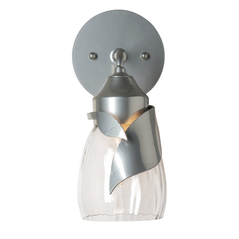 Lapas 1 - Light Dimmable Bath Sconce, Water Clear, Sterling