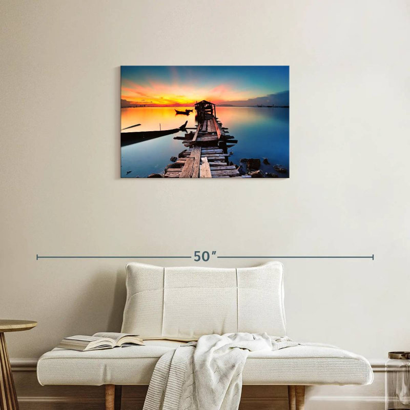 Aletra Jelutong Penang Fishing Pier, 20" H x 30" W