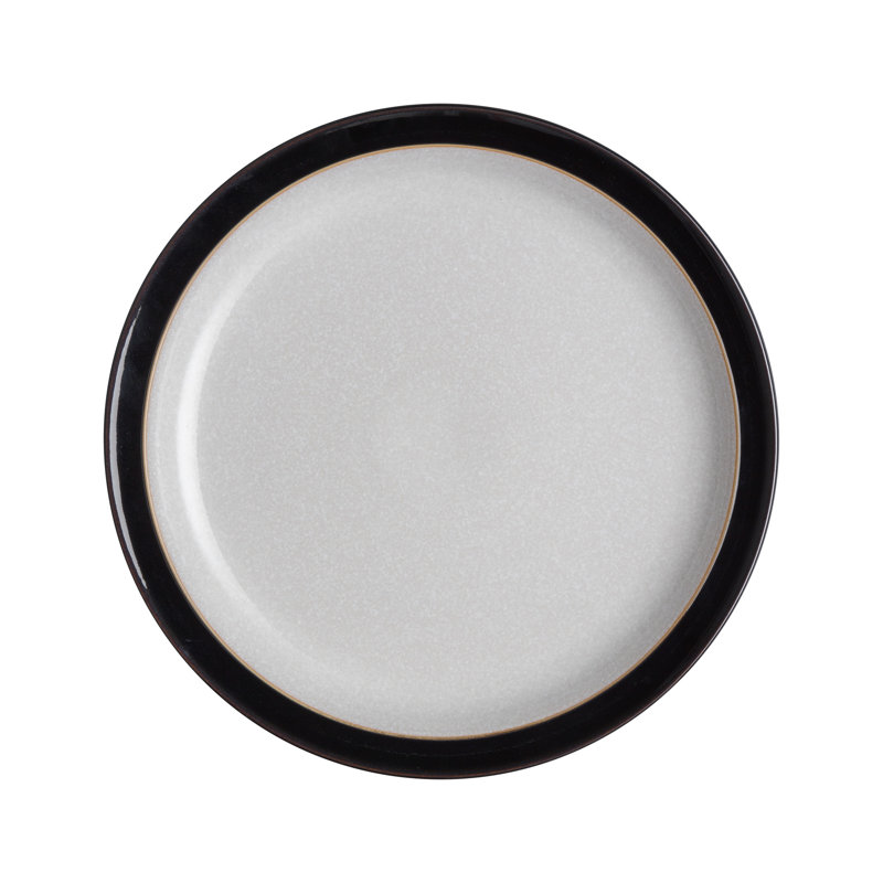 Denby Elements 12 Piece Dinnerware Set, Service for 4, Black