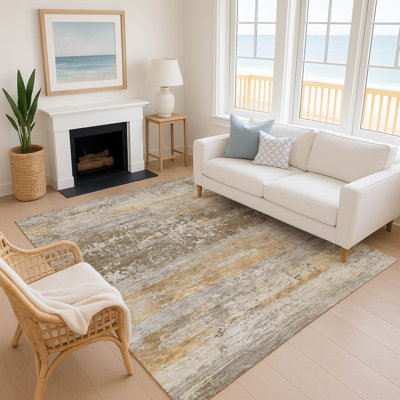 Premium Machine Washable Mayfield AMF2146 abstract Rug
