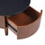 Table basse ronde gigogne avec tiroir