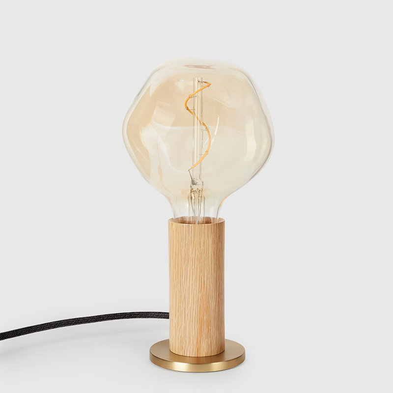 Knuckle Table Lamp, Oak