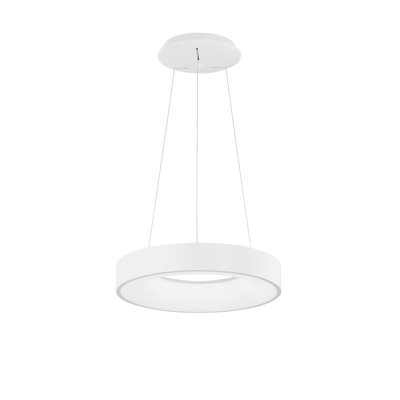 1 - Light LED Drum Pendant