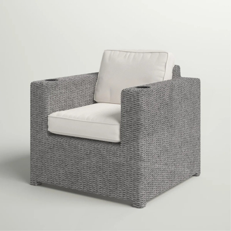 Fauteuil club Aviara - gris