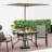 Kimberlyn Square Glass Outdoor Dining Table Yes , 35 " W 35 " D