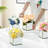 Ciarah Square Glass Table Vase Crushed Diamond Paper Inlay(Set of 6)