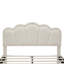 Ensemble de chambre à coucher 2 pièces, lit plateforme tapissier avec repose-pieds DEL-186294659-186294719