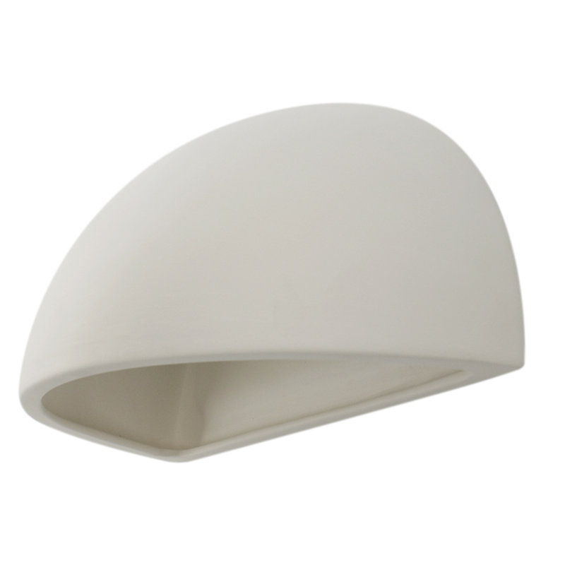 Nisse Ceramic Half Moon, Paintable Bisque