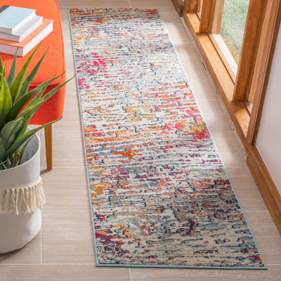 Felty Abstract Area Rug