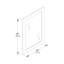 Miroir mural encadré Tahoe 28 po L x 36 po H, couleur anthracite foncé-1461023882