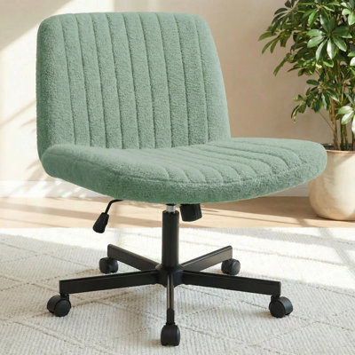 Keyri Criss Cross Office Desk Chair With Wheels