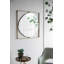 Miroir Poppy avec cadre en métal doré