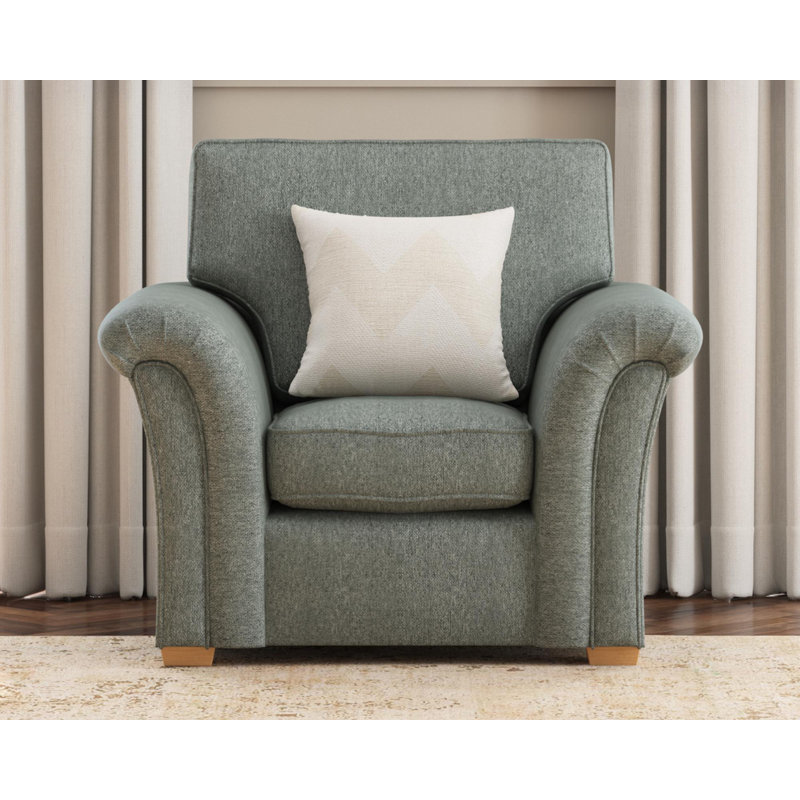 Upholstered Armchair, Granite