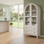 Unité de rangement de cuisine arquée, panneau en bois de 71 pouces, portes doubles, tiroirs doubles et tablettes réglables-2065824143