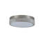 Plafonnier encastré à chevrons - Nickel brossé - 15,75 po de diamètre-125545607