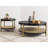Benson Black Round End Table