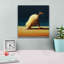 «Yoga Chick Downward Dog Split» par Lucia Heffernan, reproduction sur toile tendue-88010189