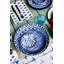 Santorini Handmade Hard Ceramic Appetizer Plate