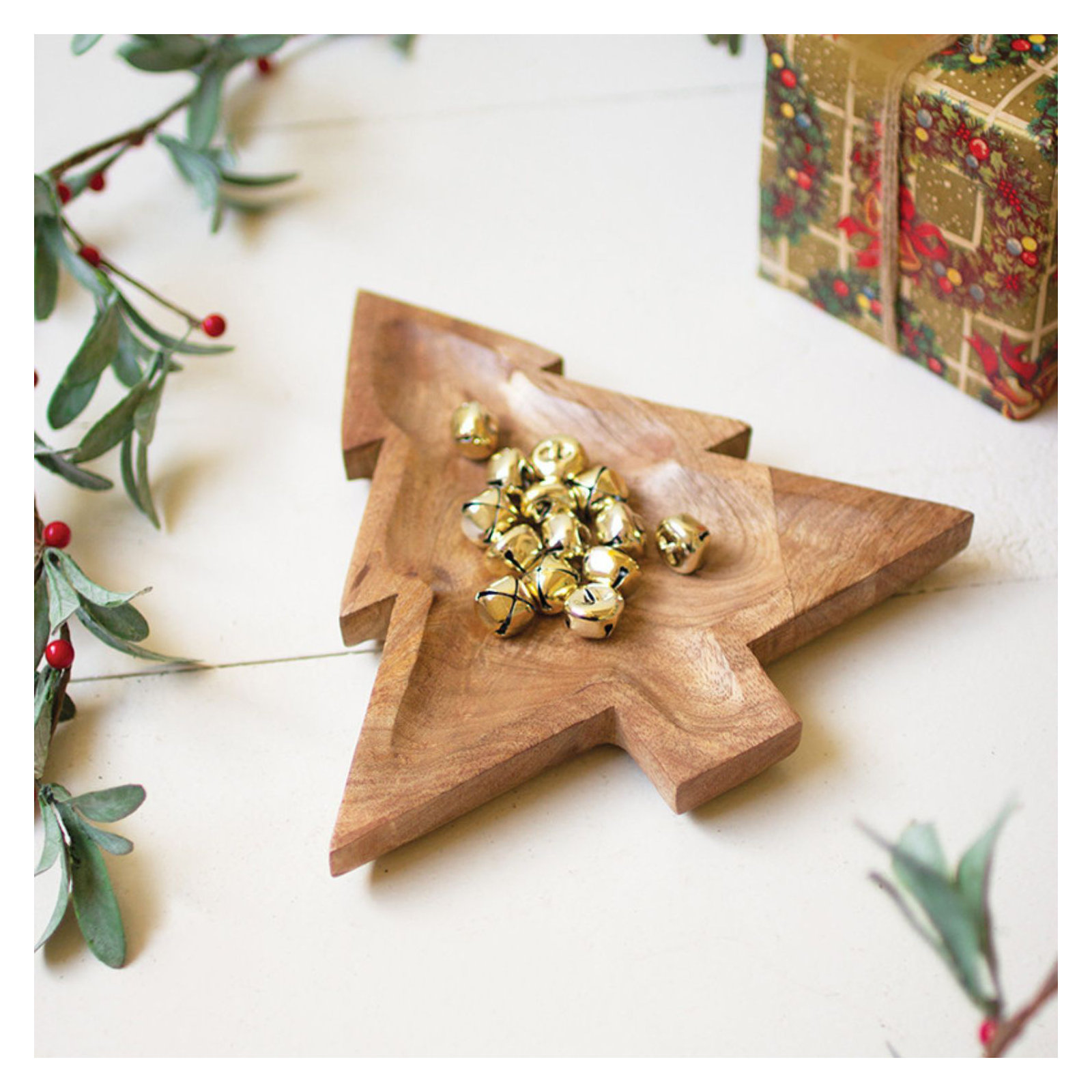 Sakina Christmas Tree Platter