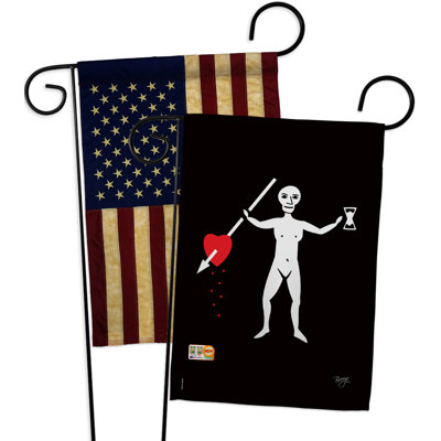 John Phillips 2-Sided Polyester 18.5" H x 13" W 2 Piece Garden Flag Set
