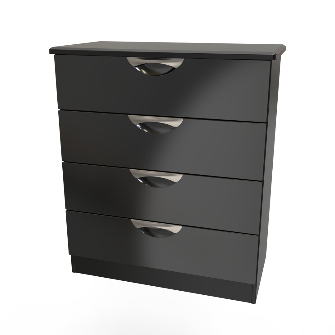 Fully Assembled Leodis 4 - Drawer Chest of Drawers