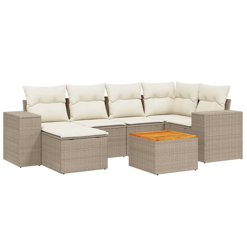 Vidaxl Garden Sofa Set Beige