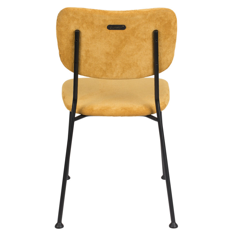 Upholstered Dining Chair, Yellow