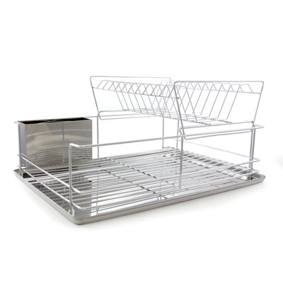 Stainless Steel Two Tier Dish Rack