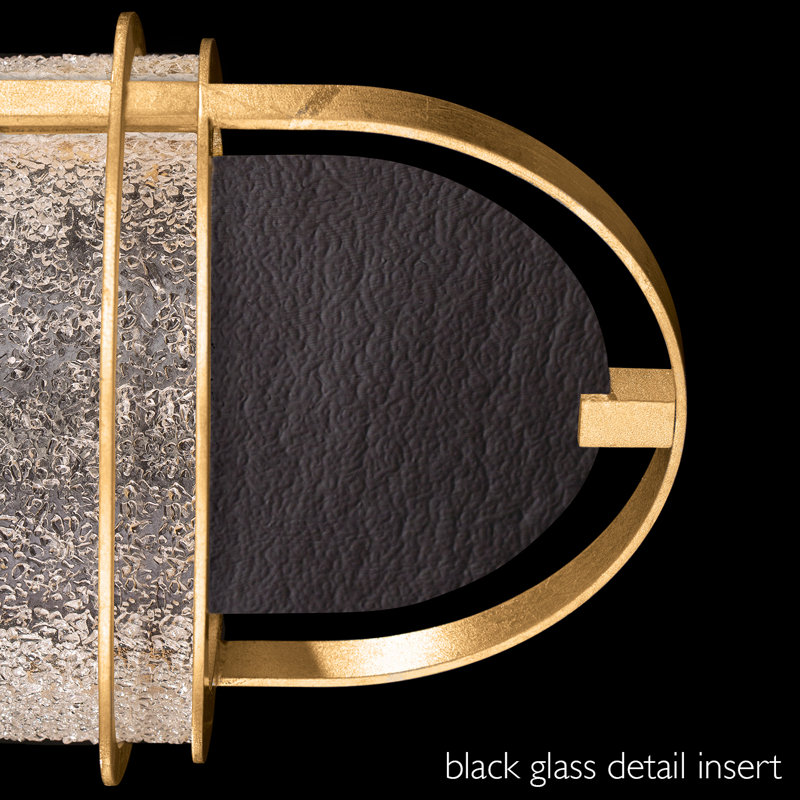 Bond 4 - Light LED Pendant, Black/Gold, Clear