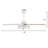 Mlian 9 Playwood Double-sided White and Light-colored Wood Grain Blades 60in Ceiling Fan Large LED Dimmable Light, 6-Speed Remote Control, Reversible DC Motor,White-1180865242-1180865241