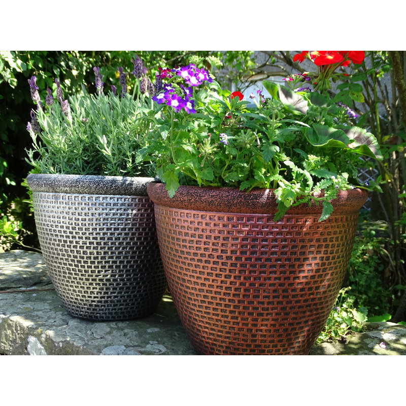 Hamish Pot Planter, Copper, 29cm H x 36cm W x 36cm D