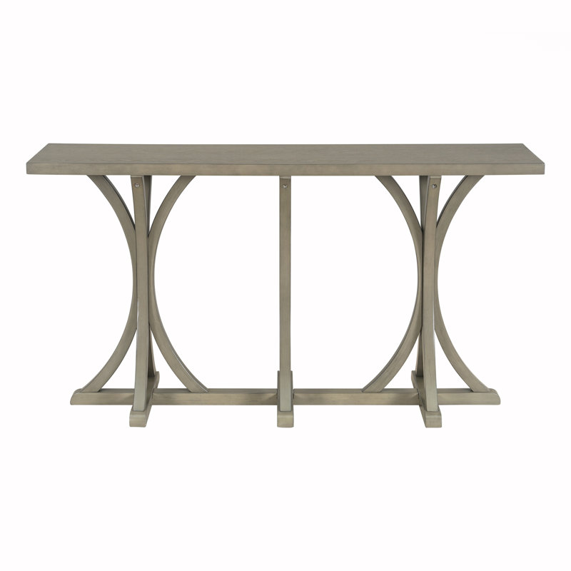 59.8'' Wooden Console Table, Gray