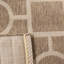 Tapis brun / brun clair à motif géométrique Arneshia-20794301