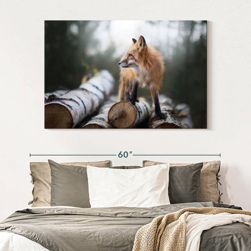 Handsome Fox, 34" H x 51" W