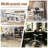 Ergonomic Saddle Stool with Premium Leather, Backrest Support, Rolling Casters, Easy to Assemble, Black-523224579