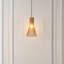 Luminaire suspendu conique à 1 lumière
