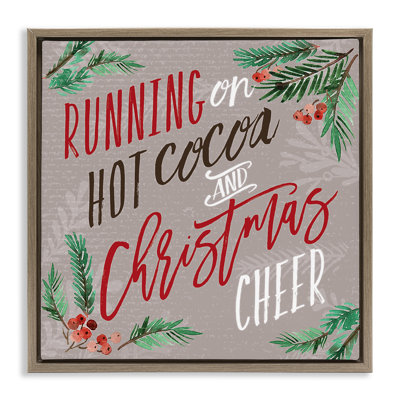 Art mural sur toile Cocoa & Christmas Cheer par Deb Strain
