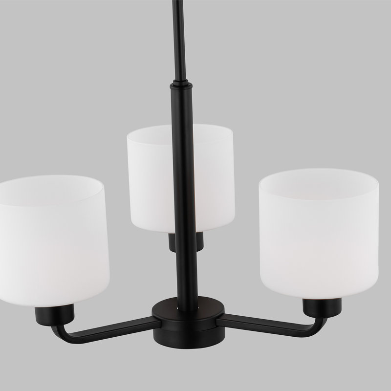 Lustre à cinq lumières Canfield de Génération Lighting , Non, Noir minuit