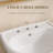 White Ceramic Pedestal Bathroom basin - Freestanding Column Lavatory Basin, Gloss Finish, 4 in. 3-Hole Faucet Drilling for Powder Room - 4 inches 3 holes