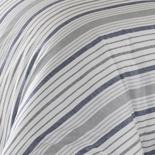 Stone Cottage Conrad Grey Cotton Reversible Duvet Cover Set
