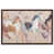 Cadre en toile noyer