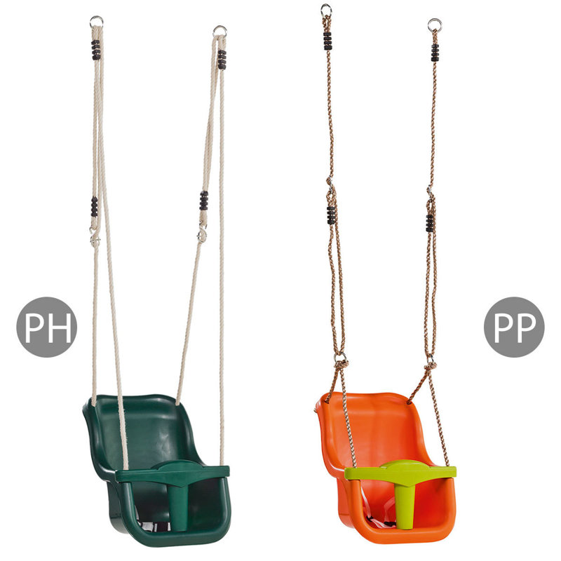Freeport Park Plastic Bucket Swing Swing Seat with Chains