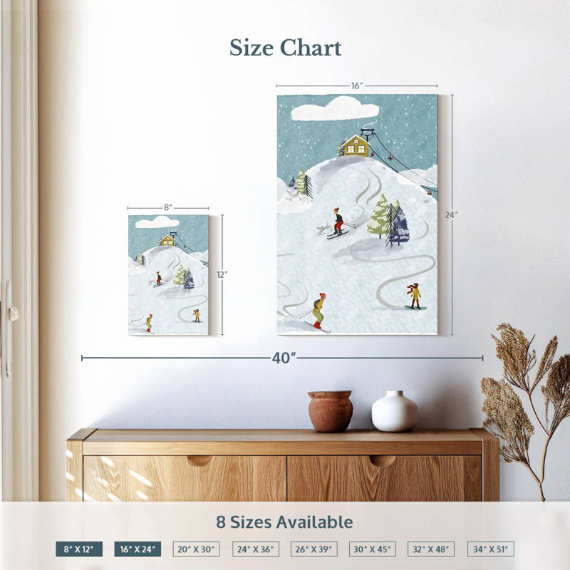 Sireci Winter Sports I, 12" H x 8" W