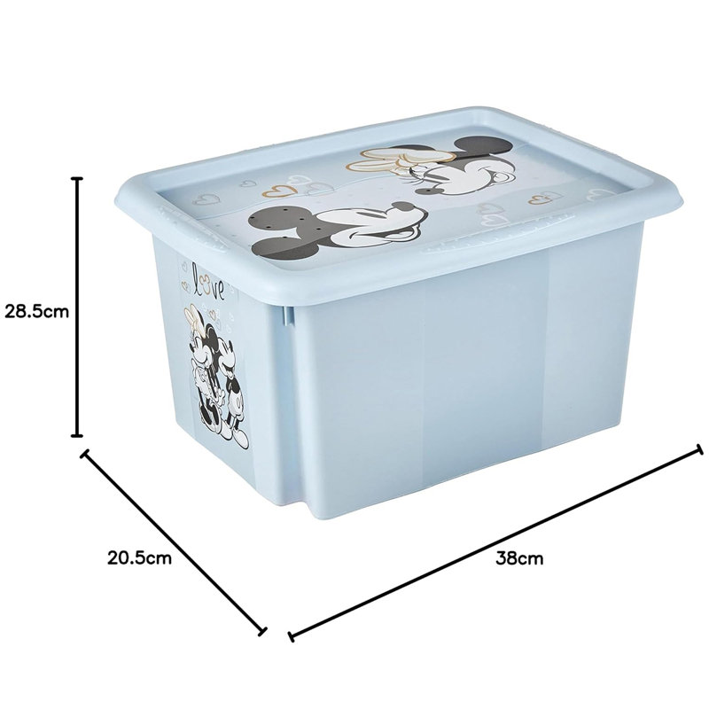 Keeeper Plastic Decorative Bin, Blue