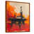 Brown Floater Framed Canvas