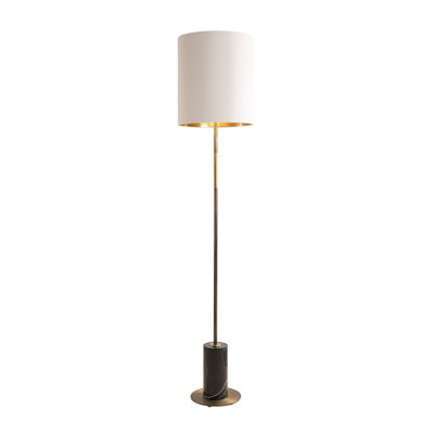 Achna 177cm Antique Brass Traditional Floor Lamp