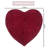 Schoenberger Heart Shape Bath Rug 25"x25"-1611439383