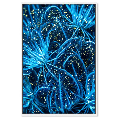 Neon garden Graphic Art Canvas